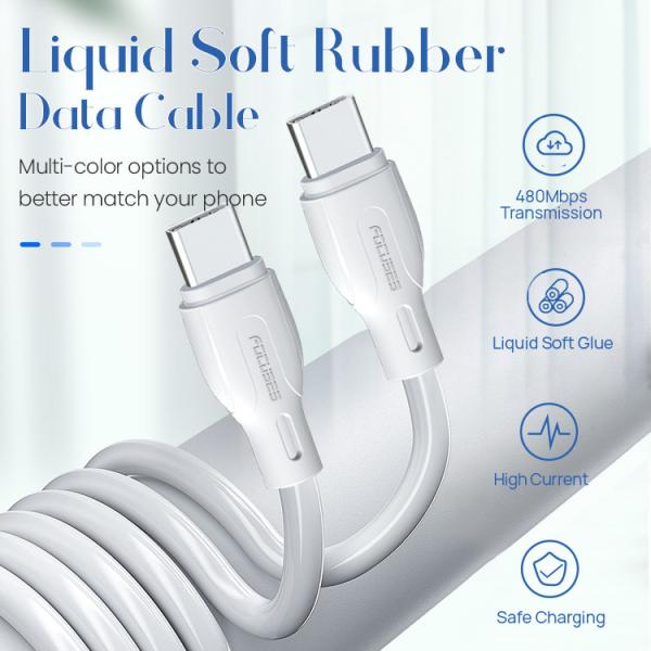 USB 2.0 Type C Cable for High-Speed Data Transfer and Fast Charging and Power Delivery
