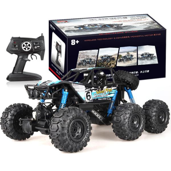 Children's Remote Control Toy Car 6-Wheel Off-Road Amphibious Vehicle for 14