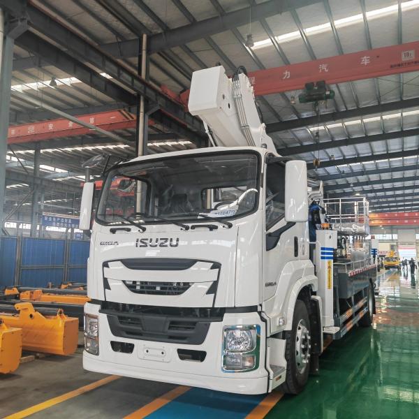 ISUZU Giga 45 Meter New Aerial Work Vehicle Bucket Boom Lift Platform Bridge Inspection Truck