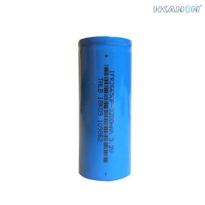 Bateria recarregável 3.2V 3200mAh do fosfato ifr26650 LiFePO4 26650 do ferro do lítio
