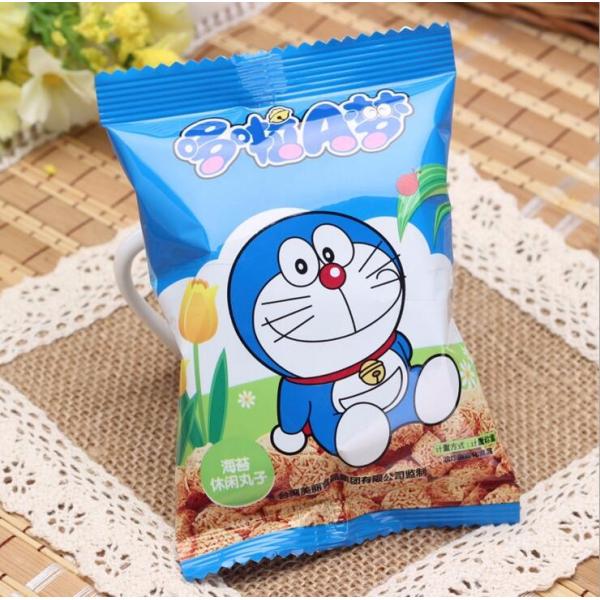 Gravure Printing Aluminium Foil Doraemon Snacks Plastic Packaging Bag for Customized
