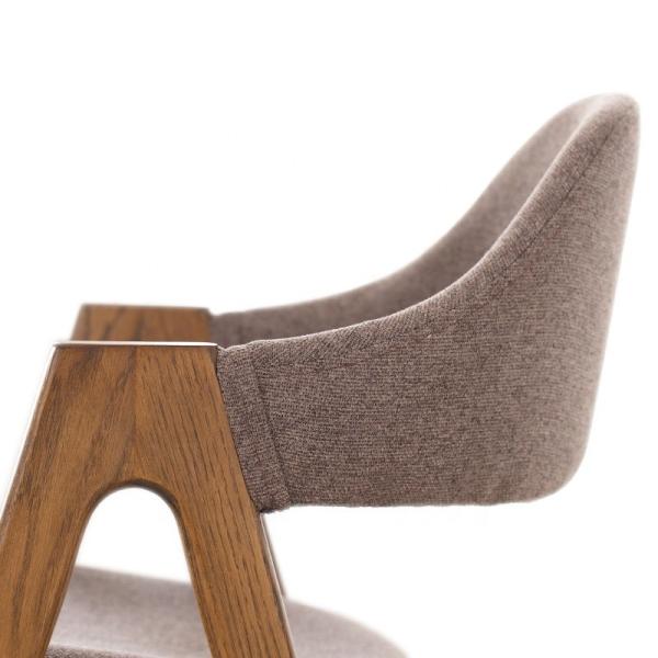 6 Chairs Wooden Dining Table Set in Nordic Style for Dining