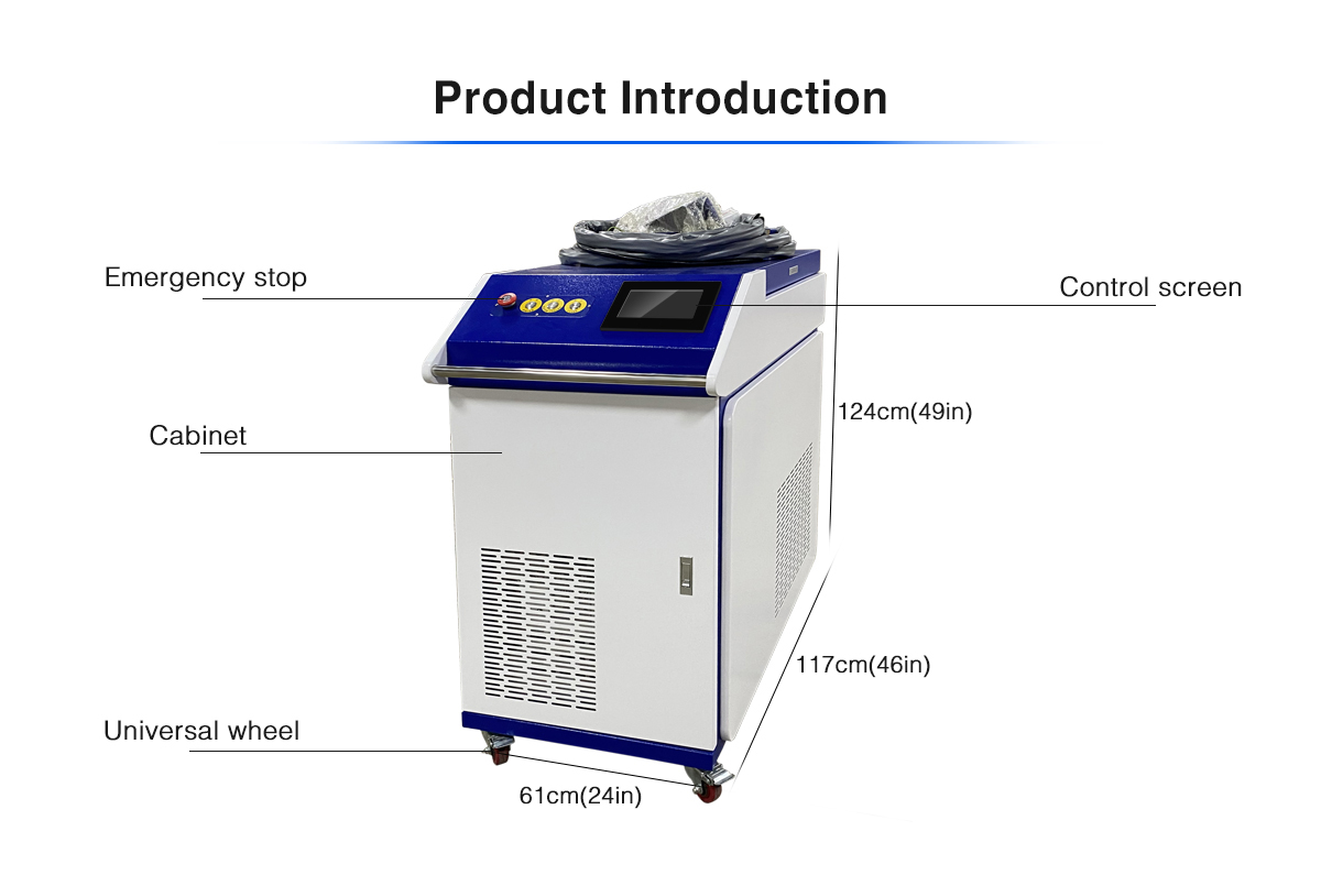 Fiber 5 in 1 1500w 2000w Handheld Metal Laser Cutter Welder Welding for Steel Metal Stainless Aluminum