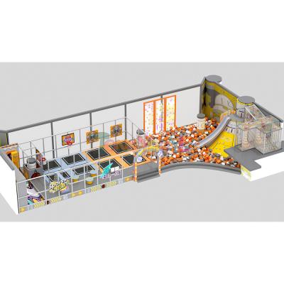 15 - 200 Passenger Trampoline Park Equipment Unisex Trampoline Indoor Playground