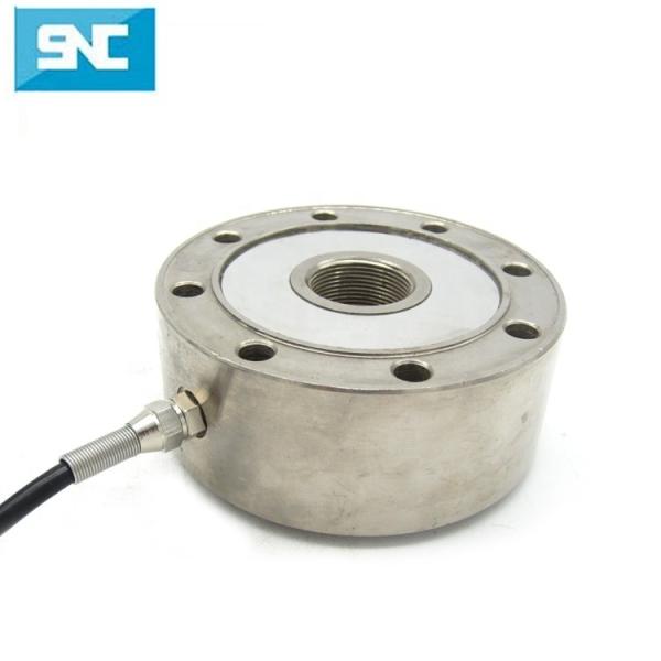 IP66/IP67 Sortie nominale 2.0±0.04mV/V 10T 100Kn Capteur de pression de cellule de charge de colonne de compression de rigidité forte pour l'industrie