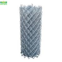 Corrosão galvanizada de Diamond Chain Link Fencing Anti da altura de 6ft provisória