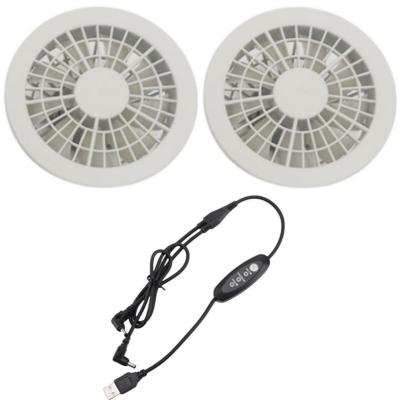 Three Level Speed Jacket Cooling Fan 2piece Fan For Summer Working Men Suits