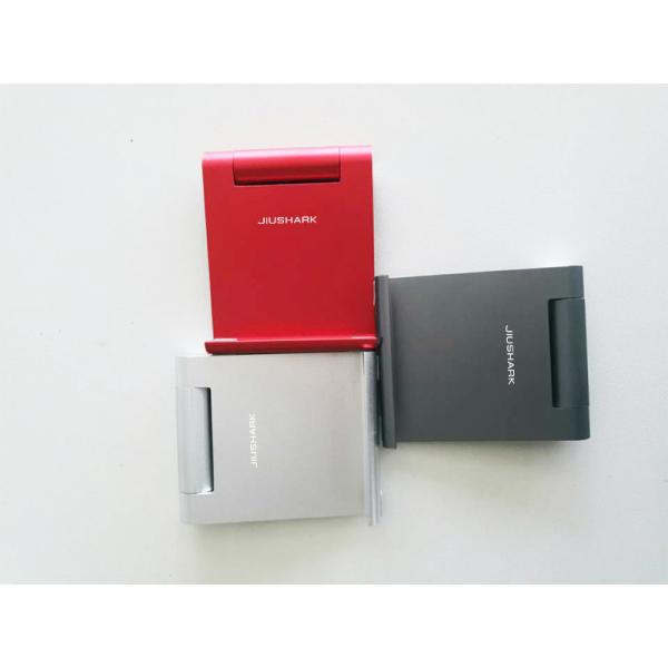 L95mm 10 Inches Grey Adjustable Aluminum Alloy Phone Holder For Desk