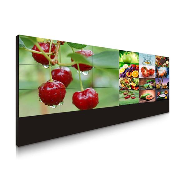 Restaurant Touch Screen Video Wall Ltra Narrow Bezel 1.7mm Low Heat Radiation