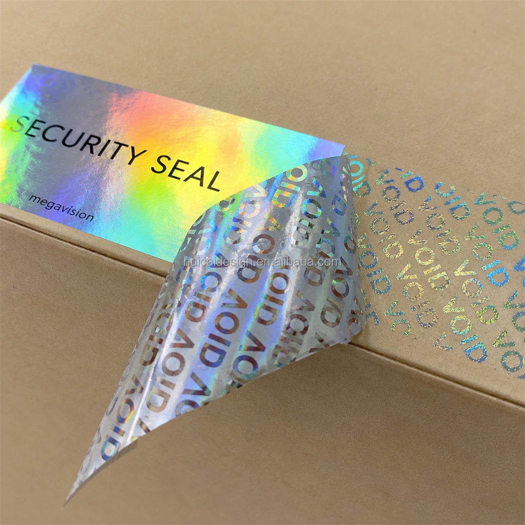 Custom Printing Self Adhesive Waterproof Void Sticker Warranty Security Label Sticker