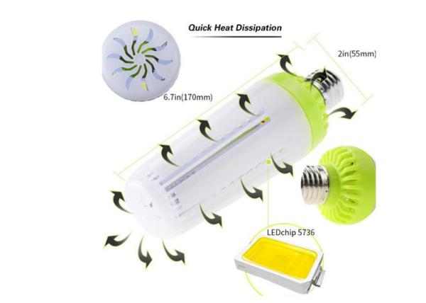 Indoor 10W 15W E26 LED Corn Bulb E40 Warm White Energy Saving