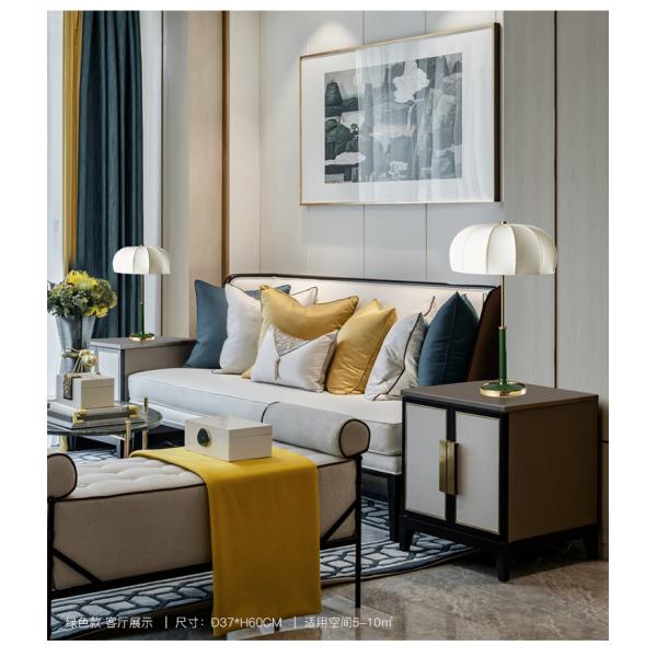 European Style Fabric Table Lamps For Living Room Bedroom Study bed side table lamp(WH-MTB-142)