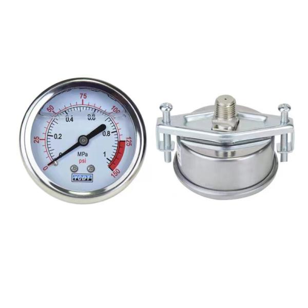 Water Pressure Gauge Liquid Filled Pressure Gauge