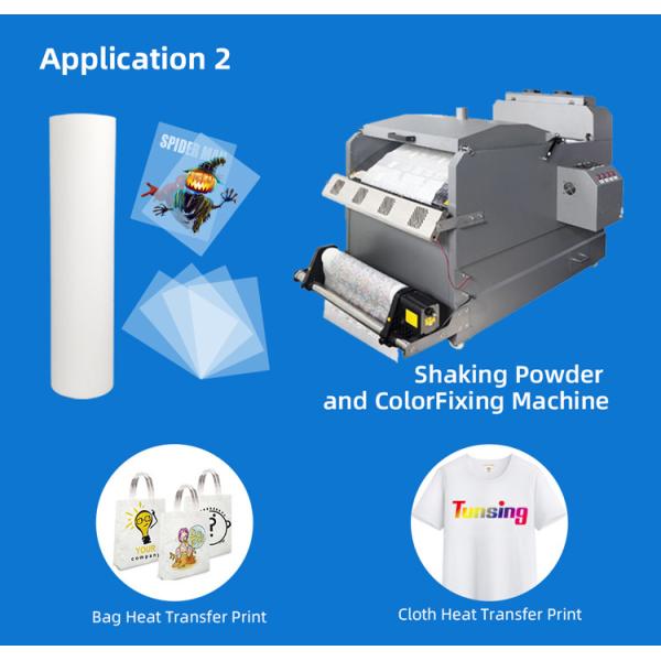 Single Matte Pigment Ink DTF PET Inkjet Release Transfer Film 0.075mm Thickness