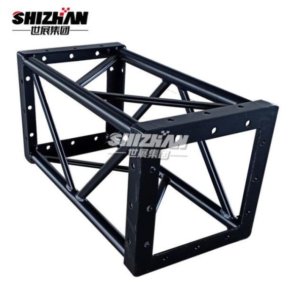 Round Concert Box Aluminum Lighting Truss Music Assembly Black
