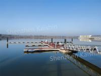 Corredor central de borracha da doca de flutuação do Decking de Marine Aluminum Gangway WPC do para-choque