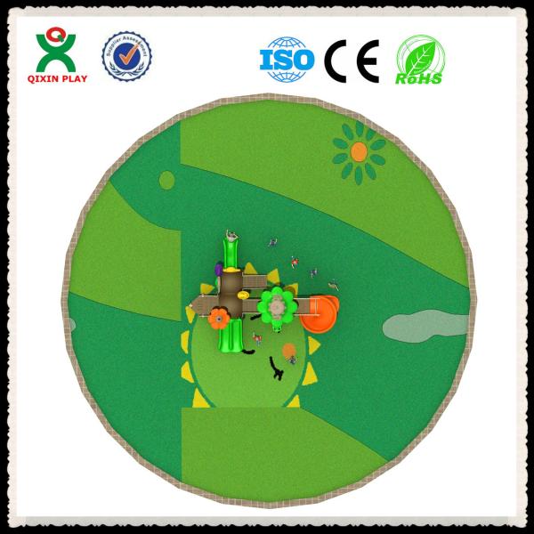 Hot Sale Children Plastic Playground Used Outdoor Playground Equipment For Sale QX-011B