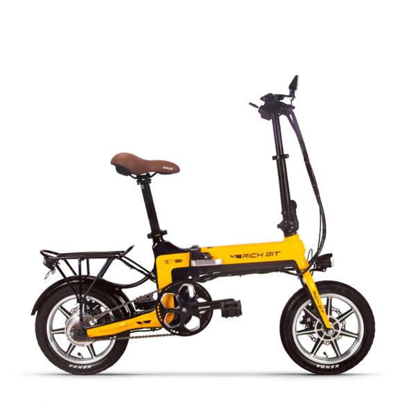 14 Inch E Bike Folding Electric Bike 14x2.125 Tire Aluminum Fork