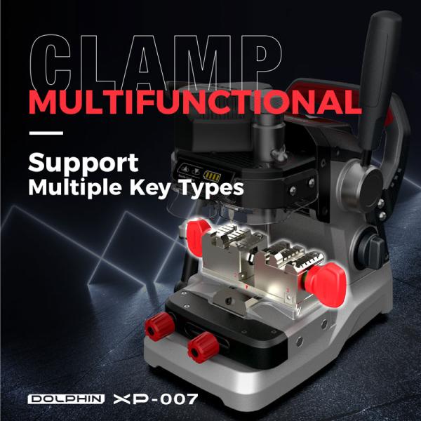 Xhorse DOLPHIN XP007 XP-007 Manual Key Cutting Machine for Laser, Dimple and Flat Keys