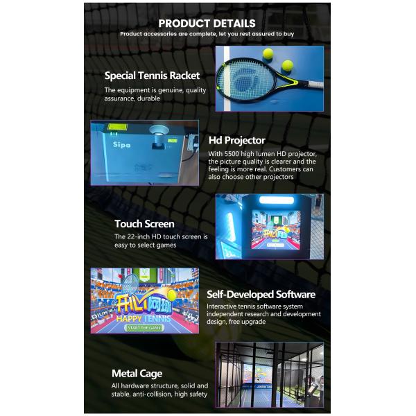 Ar Projeto Interativo Ténis Inteligente Interativo Squash Modo Profissional