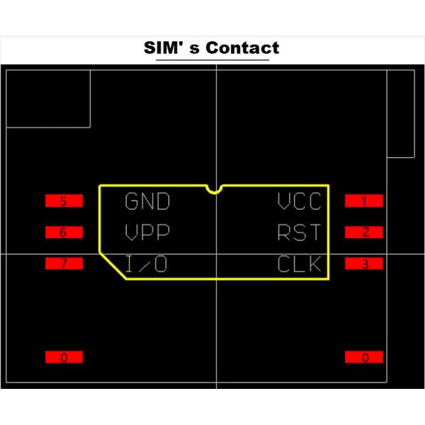 8 Pin Smart Card Connector With 5000 Cycles Lifespan