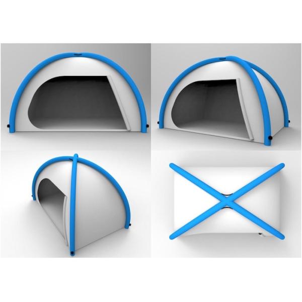 Серебряные надувные палаточки для кемпинга на открытом воздухе