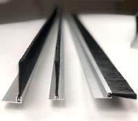Porte de brosse statique de Cabinet d'alliage d'aluminium anti et brosse de scellage de la poussière de fenêtre