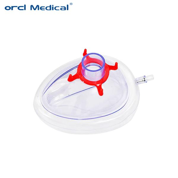 Máscara de almohadilla de aire de PVC suave cirugía médica Máscara anestésica desechable