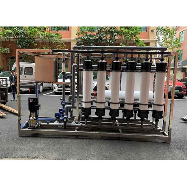 Фильтр UF водоочистки отбросов производства очистителя воды бассейна системы UF ультрафильтрования 21TPH