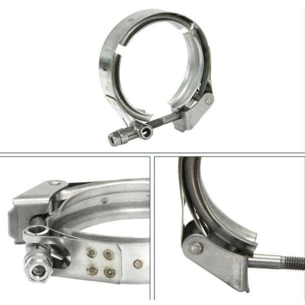 Вымотайте нержавеющую сталь струбцины диапазона 304 дюйма v быстрого выпуска 2,5