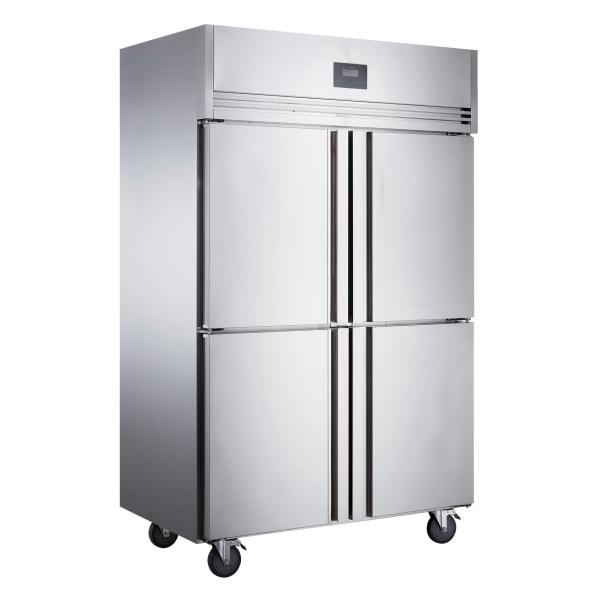 Commercial 420L Upright Double Door Fridge Restaurant Kitchen Appliance Kitchen Fridge