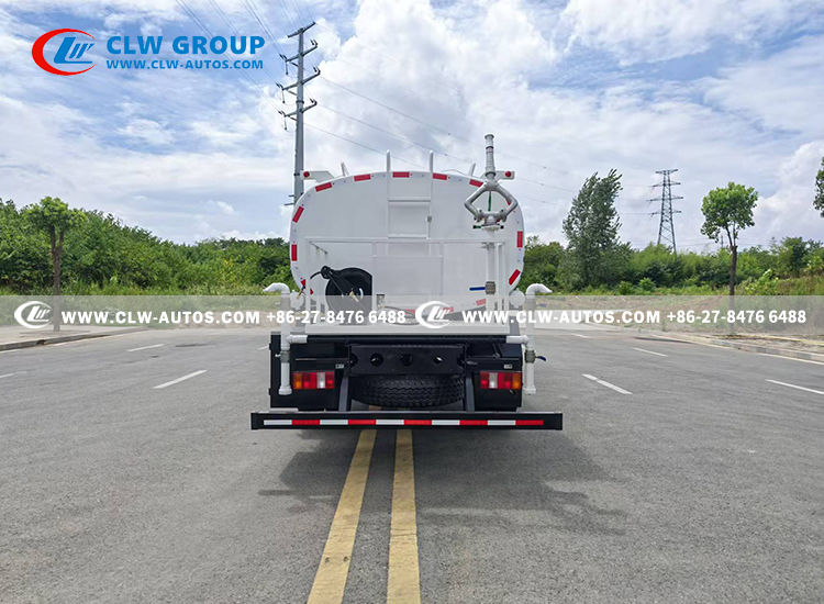 HOWO 10000L Capacity Water Sprinkler Truck with High-Pressure Water Jet and Independent Gasoline Engine