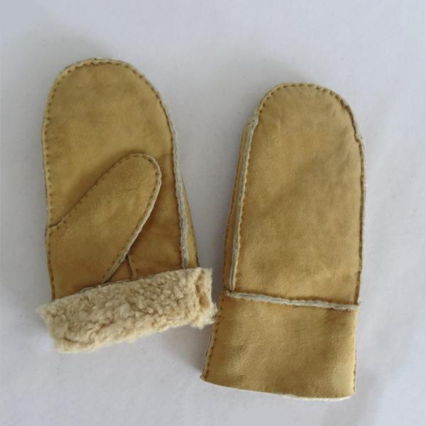 Real Sheepskin Customized Mitten Lambskin Gloves Winter Sheepskin mitten Gloves