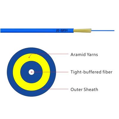 High-Performance GJFJV Multi-Fiber Singlemode Tight-Buffered Indoor Distribution Cable – Flame-Retardant, Easy Termination, Durable Aramid Strength, LSZH Jacket for Safe Building Networks