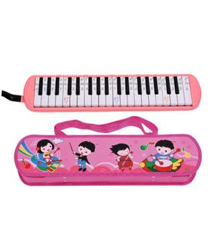 ABS Plastic Shell Copper board 37 key Melodica kids toy with Cartoon leather box-AGME37A-3