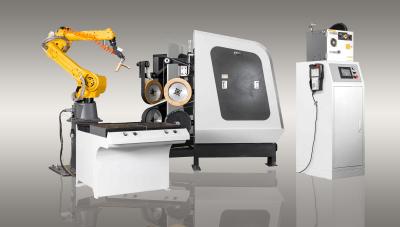 Máquina de polonês robótico esperta do CNC dos mercadorias e do hardware do banheiro