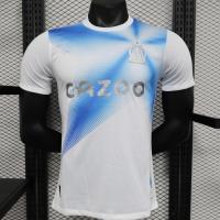 El jersey de la versión del jugador del poliéster ventiló las camisas de encargo durables del jersey
