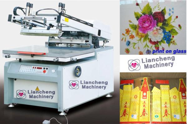 LC4060/6080/6090 Flat Bed Microcomputer home screen printing machine plane paper，plastic, glass ceramics