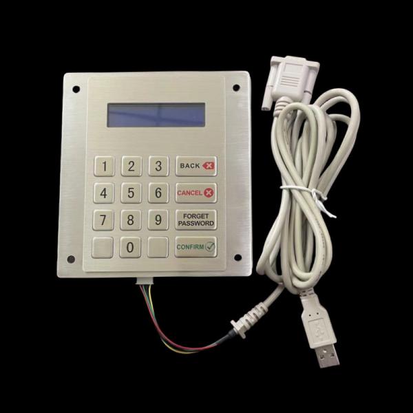 Low power consumption stainless steel metal keyboard with display screen model GZ-Z001045,USB tipkovnica