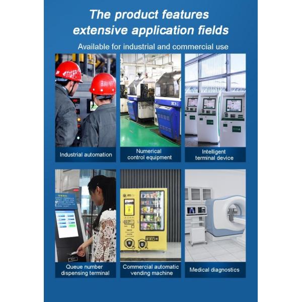 24 inch Fully-Enclosed All-aluminum Embedded Industrial Computers All-in-one Machine Touch  Control screen