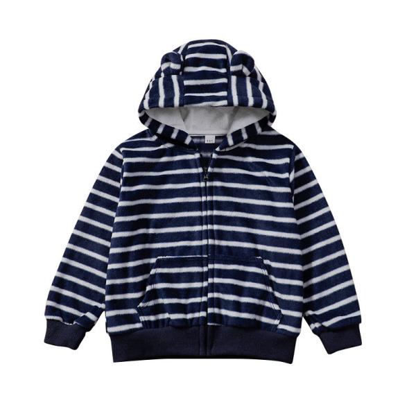 Revestimento encapuçado infantil das crianças do fecho de correr da cópia dos desenhos animados da roupa das crianças do inverno