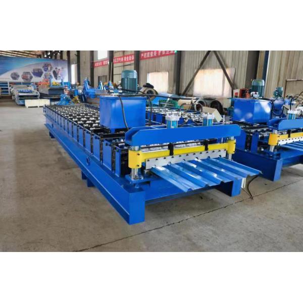 Aluminium 6 Ribs 0.5mm Corrugated Roof Tile Making Machine High Capacity