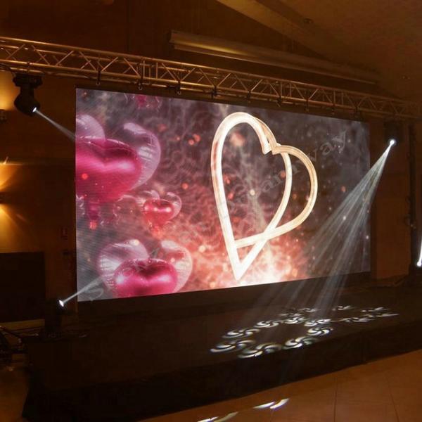 1R1G1B LED Lighting Indoor LED Video Wall Rental Signs 576 By 576mm Cabinet