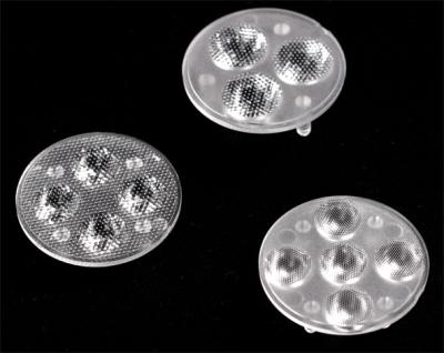 PMMA LED Lente de Luz com 60° Facula Uniforme, Alta Transmissão e Qualidade