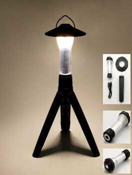 100lm 60lm Mini Rechargeable LED Lantern With Tripod 86x86x250mm
