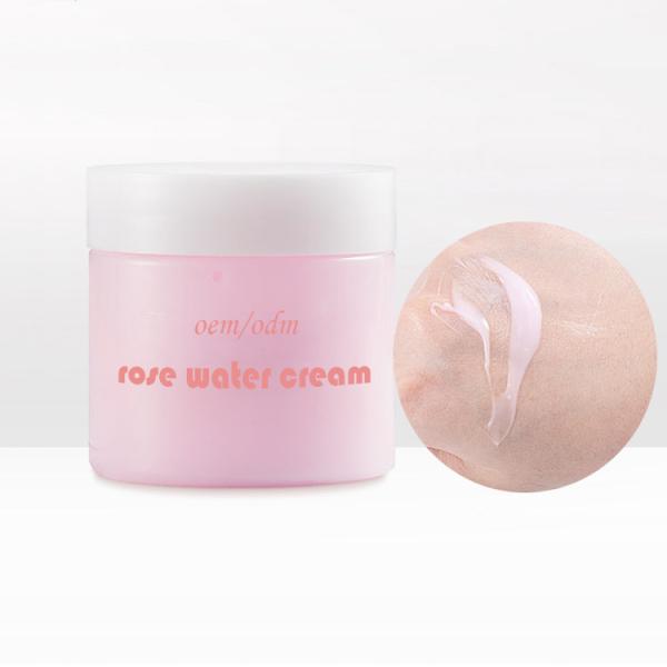 Creme de noite cor-de-rosa de Rose Anti Aging Day And para a pele propensa da acne