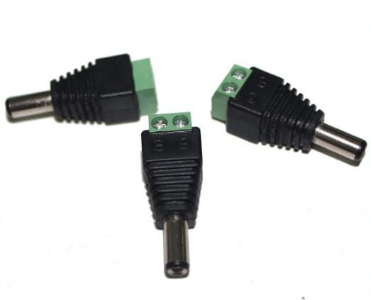 OEM Male Female Cable Connector , Cctv Camera Power Connector