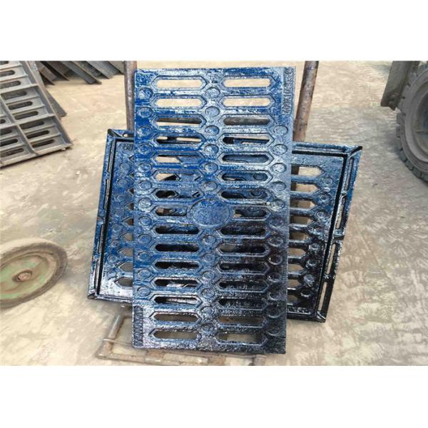 Heavy Duty Cast Iron Channel Grating Square Storm Drain Grates For Drainage