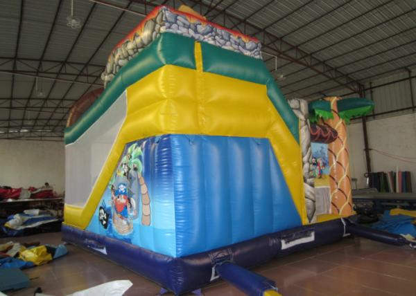 Commercial Pirate Ship Bounce House , Indoor Playground Pirate Ship Bouncer 5 X 6m