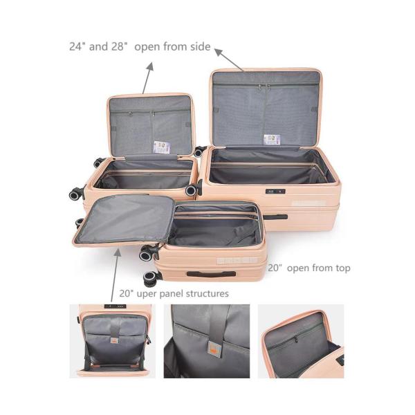 40-120 Litres Hardside Luggage With Top Lid Opening Wear Resistant